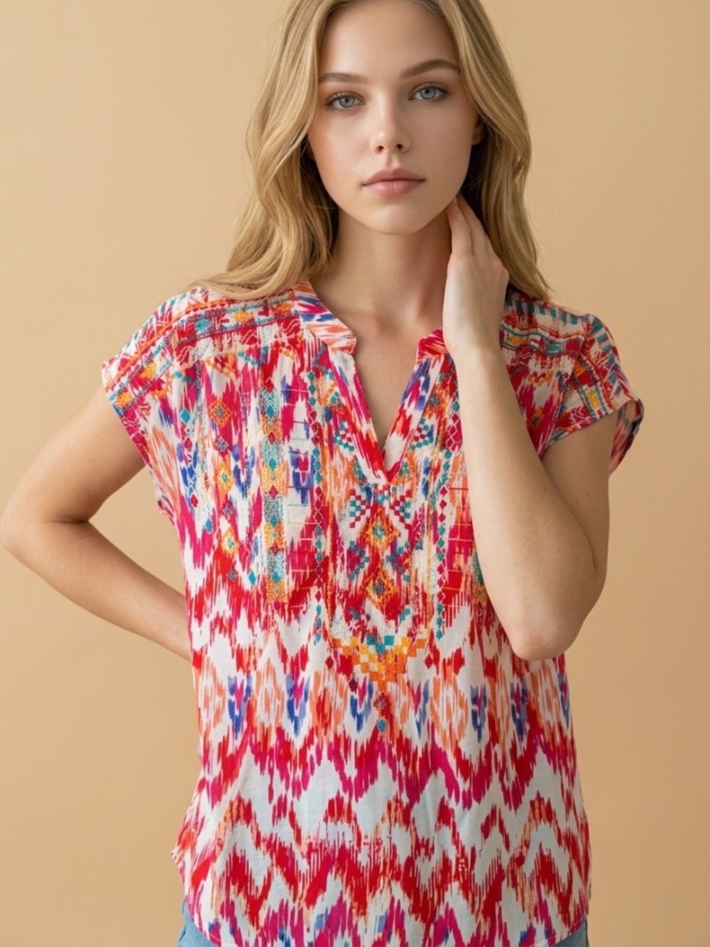 Aztec Print Savanna Jane Top
